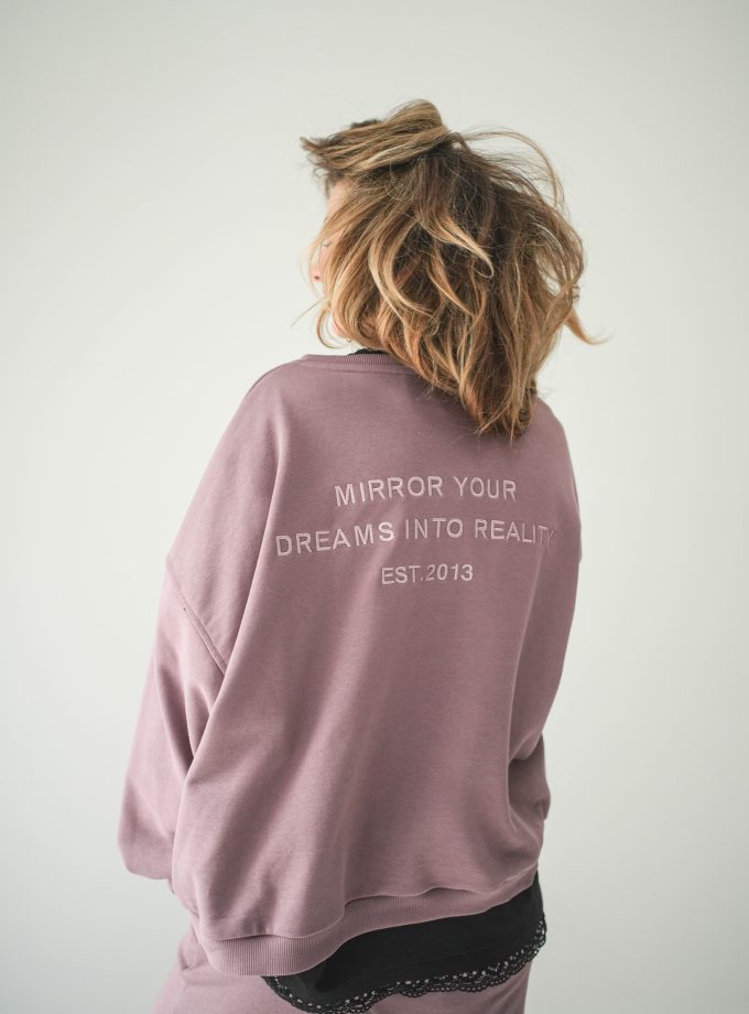 BLUZA OVERSIZE MIRROR GREY