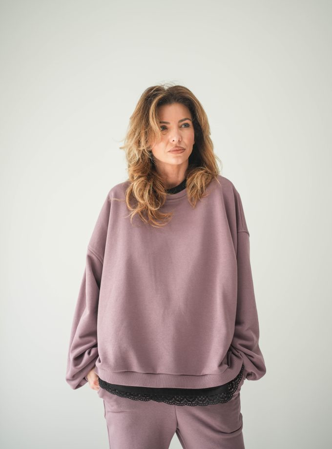 BLUZA OVERSIZE MIRROR GREY